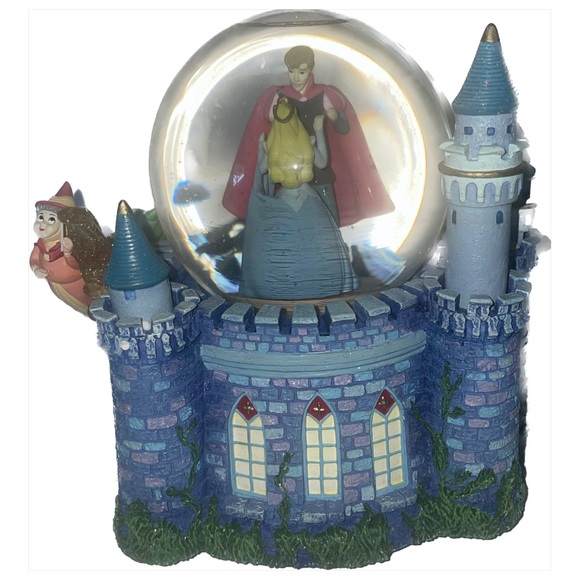 Disney Sleeping Beauty Musical Snow Globe Fairy Godmothers Once Upon the Dream - Picture 6 of 14